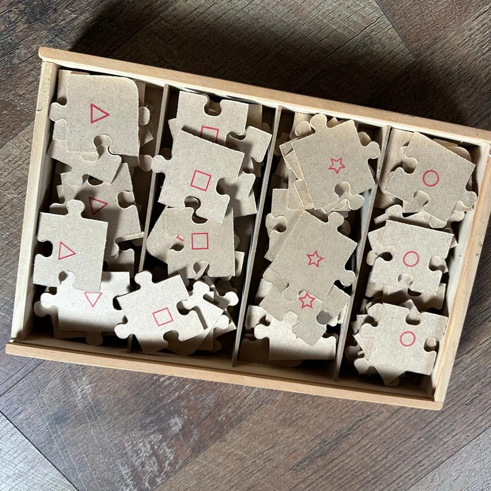 T.S. Shure Pirate Puzzles 2 set, wooden boxed set
